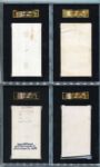 E137 1914 Zeenut Partial Set of 27 Different With 16 SGC Graded