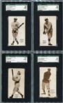 E137 1917 Zeenut Partial Set of 46 Different Mostly SGC Graded