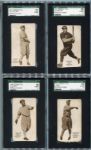 E137 1917 Zeenut Partial Set of 46 Different Mostly SGC Graded