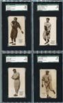 E137 1917 Zeenut Partial Set of 46 Different Mostly SGC Graded