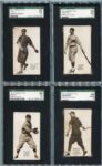 E137 1917 Zeenut Partial Set of 46 Different Mostly SGC Graded