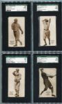 E137 1917 Zeenut Partial Set of 46 Different Mostly SGC Graded