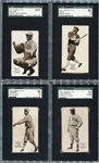 E137 1917 Zeenut Partial Set of 46 Different Mostly SGC Graded