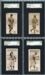 E137 1920 Zeenut Lot of 12 Different Mostly SGC Graded