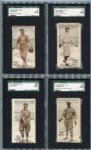 E137 1920 Zeenut Lot of 12 Different Mostly SGC Graded