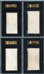 E137 1920 Zeenut Lot of 12 Different Mostly SGC Graded