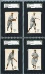 E137 1922 Zeenut Partial Set of 39 Different Mostly SGC Graded