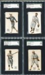 E137 1922 Zeenut Partial Set of 39 Different Mostly SGC Graded