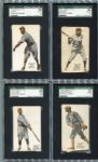 E137 1922 Zeenut Partial Set of 39 Different Mostly SGC Graded