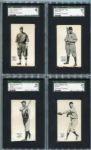 E137 1923 Zeenut Partial Set of 58 Different Many SGC Graded