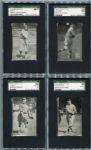 E137 1924 Zeenut Lot of 41 Different 25 SGC Graded