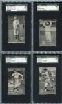 E137 1924 Zeenut Lot of 41 Different 25 SGC Graded