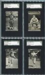 E137 1924 Zeenut Lot of 41 Different 25 SGC Graded