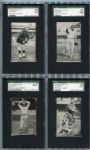 E137 1924 Zeenut Lot of 41 Different 25 SGC Graded