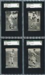 E137 1924 Zeenut Lot of 41 Different 25 SGC Graded