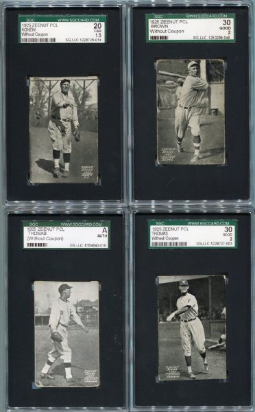 E137 1925 Zeenut Lot of 17 Different