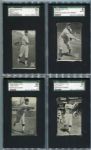 E137 1926 Zeenut Partial Set of 39 Different Mostly SGC Graded