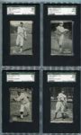 E137 1926 Zeenut Partial Set of 39 Different Mostly SGC Graded