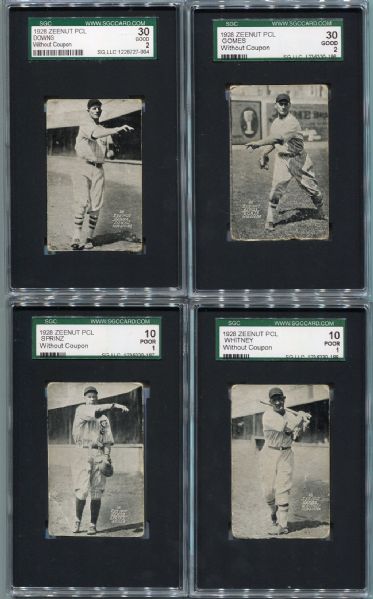 E137 1928 & 1929 Zeenut Lot of 13 Different