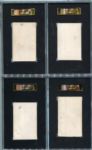 E137 1930 Zeenut Lot of 16 Different Small & Large Text Varieties