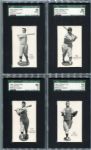 E137 1932 Zeenut Partial Set of 31 All Different SGC Graded
