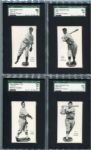 E137 1932 Zeenut Partial Set of 31 All Different SGC Graded
