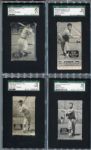 E137 1933-36 Zeenut Partial Set of 66 Different With Variations