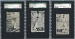 E137 1933-36 Zeenut Partial Set of 66 Different With Variations