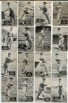 E137 1933-36 Zeenut Partial Set of 66 Different With Variations
