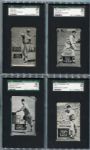 E137 1937-38 Zeenuts Lot of 23 Different All SGC Graded
