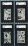 E137 1937-38 Zeenuts Lot of 23 Different All SGC Graded