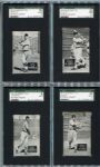 E137 1937-38 Zeenuts Lot of 23 Different All SGC Graded