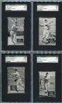 E137 1937-38 Zeenuts Lot of 23 Different All SGC Graded