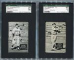 E137 1937-38 Zeenuts Lot of 23 Different All SGC Graded