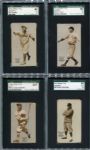 E137 1919 Zeenut Lot of 14 Different All SGC Graded