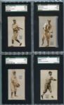 E137 1919 Zeenut Lot of 14 Different All SGC Graded