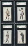 E137 1916 Zeenut Partial Set of 39 Different All SGC Graded