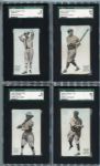 E137 1916 Zeenut Partial Set of 39 Different All SGC Graded