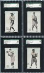 E137 1916 Zeenut Partial Set of 39 Different All SGC Graded