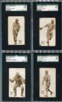 E137 1921 Zeenut Lot of 31 Different All SGC Graded