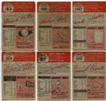 1953 Topps Baseball Lot of 15 Different