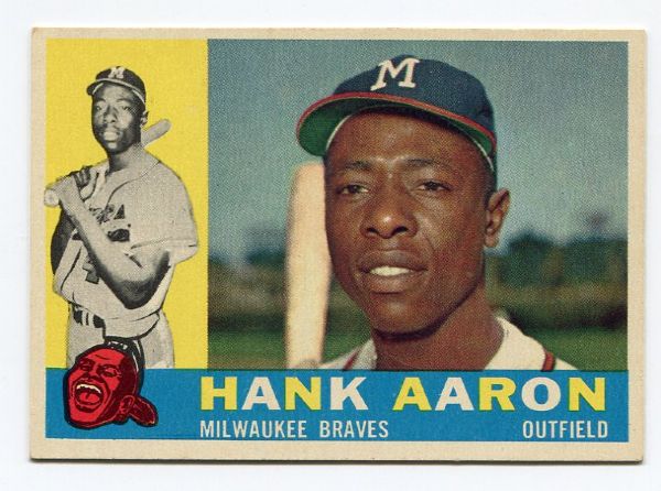 1960 Topps #300 Hank Aaron EXMT