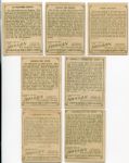 T53 1910 Hassan Cowboys Lot of 7 Different