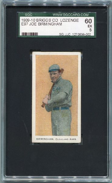 E97 Birmingham, Cleveland SGC 60 Only 1 Graded Higher!