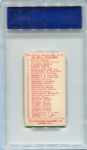 E96 Buck Herzog PSA 5 Only One Graded Higher by PSA