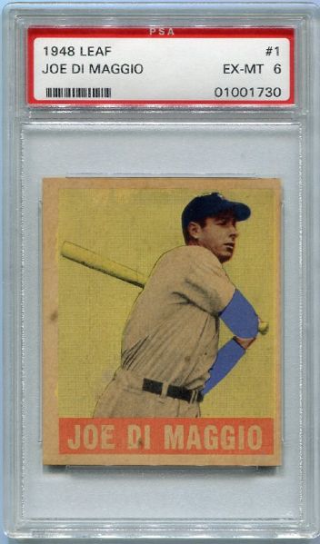1948 Leaf #1 Joe DiMaggio PSA 6