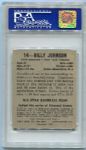1948 Leaf #14 Billy Johnson PSA 8