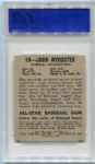 1948 Leaf 19 John Wyrostek SP PSA 7