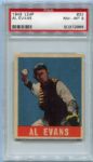 1948 Leaf #22 Al Evans PSA 8