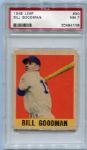 1948 Leaf #30 Bill Goodman SP PSA 7